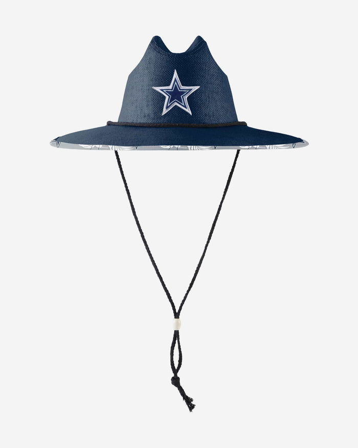 Dallas Cowboys Team Color Straw Hat FOCO - FOCO.com