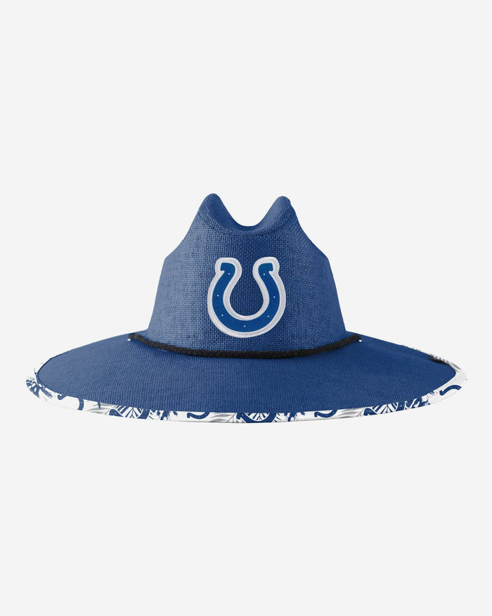 Indianapolis Colts Team Color Straw Hat FOCO - FOCO.com