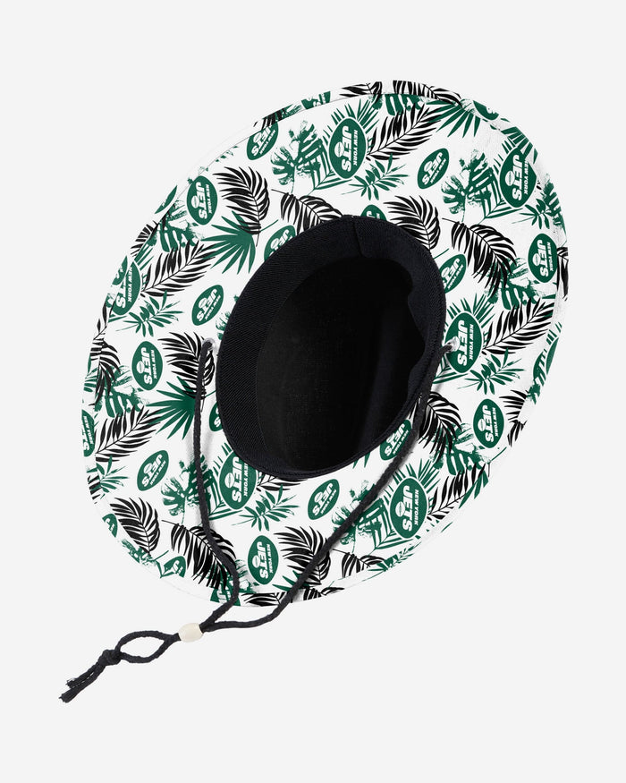 New York Jets Team Color Straw Hat FOCO - FOCO.com