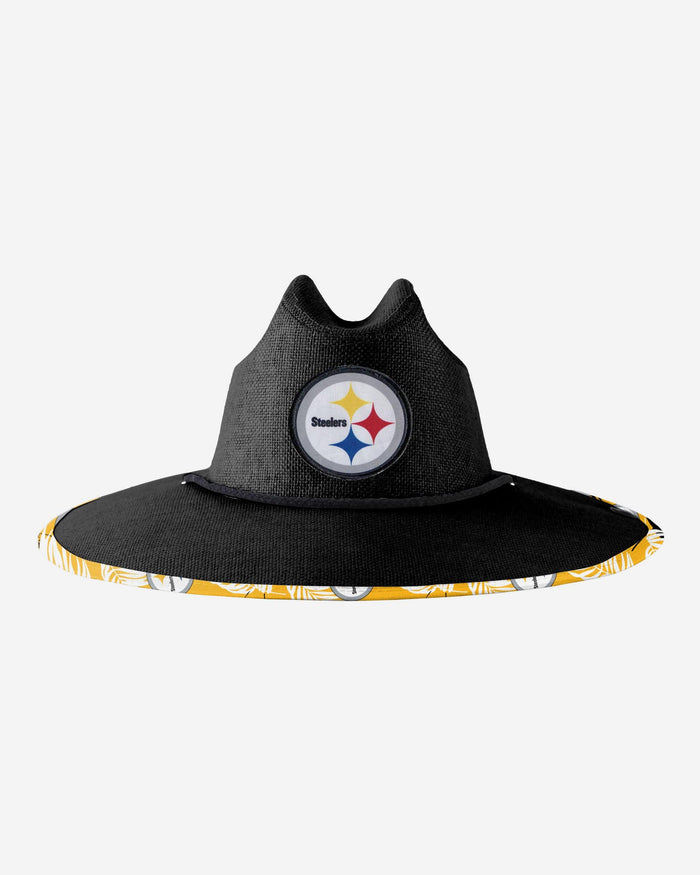 Pittsburgh Steelers Team Color Straw Hat FOCO - FOCO.com