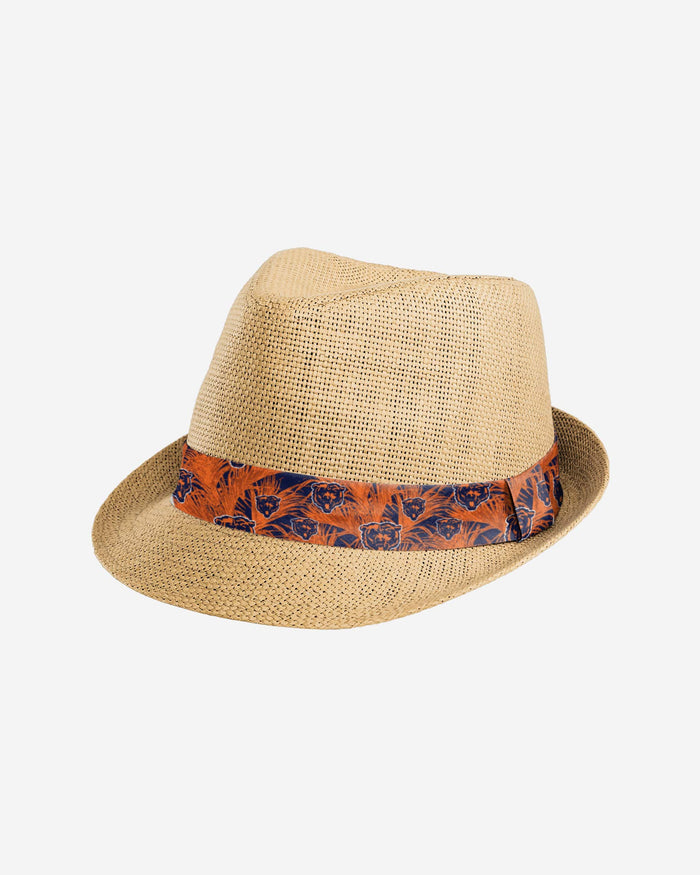 Chicago Bears Trilby Straw Hat FOCO - FOCO.com