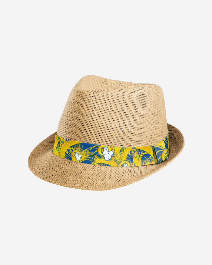 Los Angeles Rams Trilby Straw Hat FOCO - FOCO.com