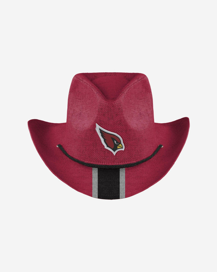 Arizona Cardinals Team Stripe Cowboy Hat FOCO - FOCO.com