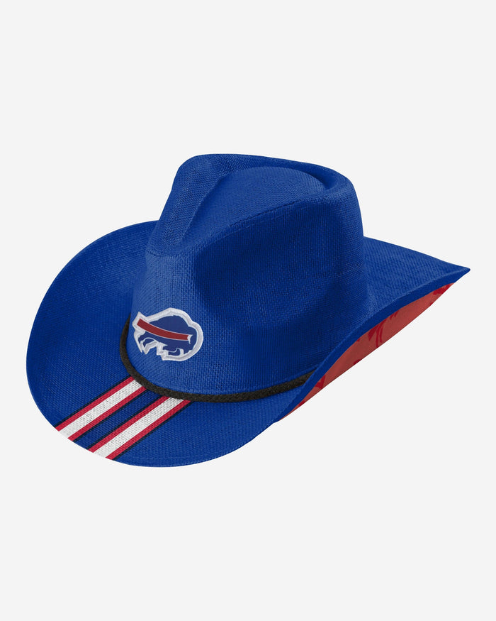 Buffalo Bills Team Stripe Cowboy Hat FOCO - FOCO.com