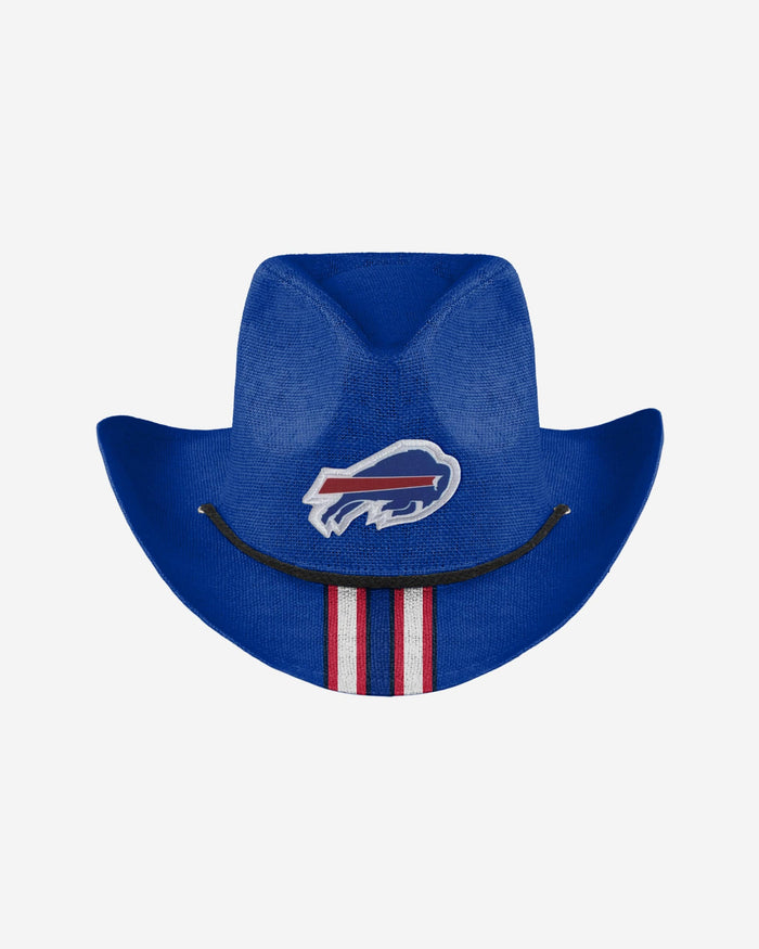 Buffalo Bills Team Stripe Cowboy Hat FOCO - FOCO.com