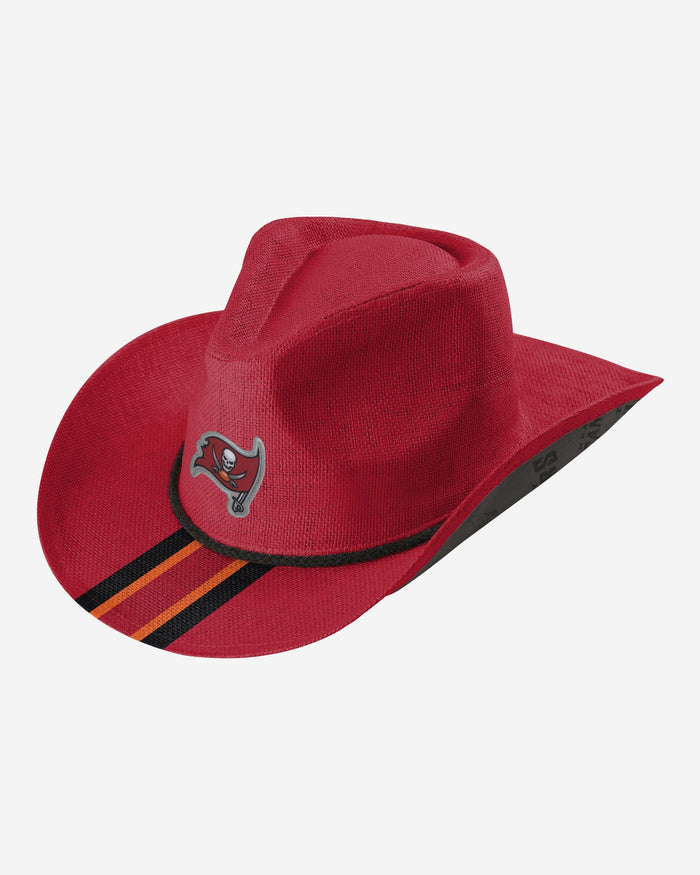 Tampa Bay Buccaneers Team Stripe Cowboy Hat FOCO - FOCO.com
