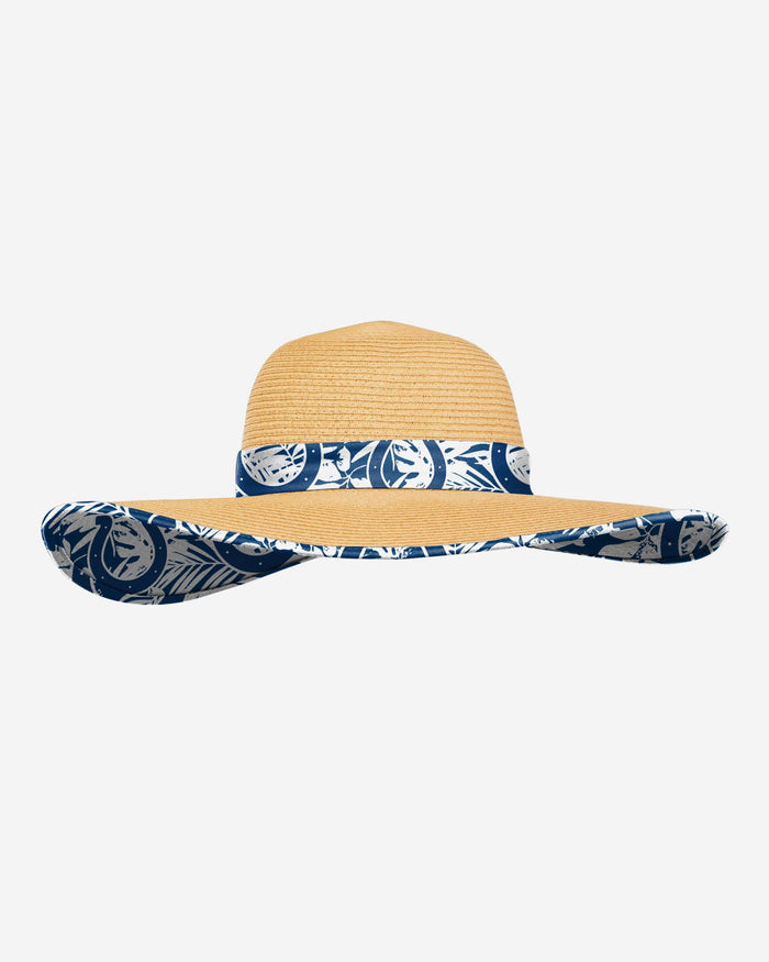 Indianapolis Colts Womens Floral Straw Hat FOCO - FOCO.com