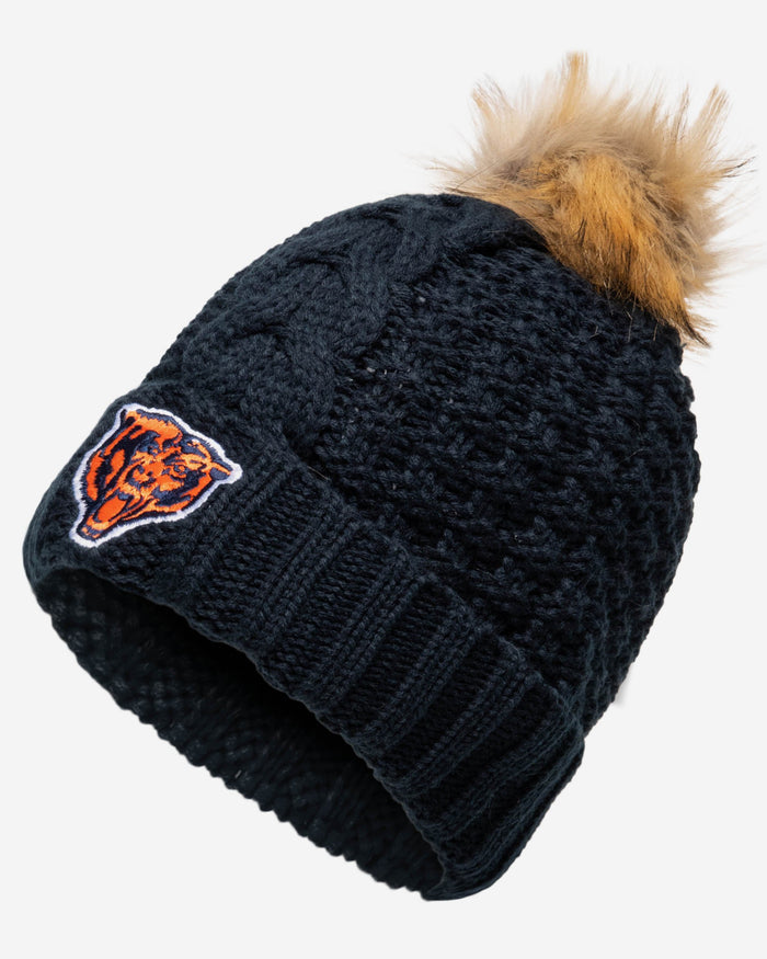 Chicago Bears Womens Da Pom Beanie FOCO - FOCO.com