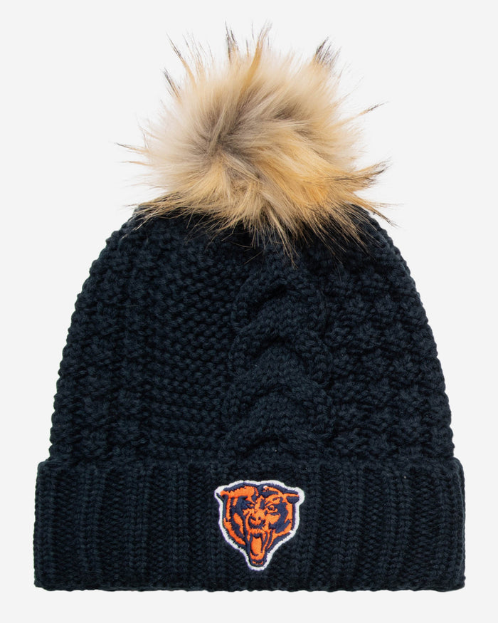 Chicago Bears Womens Da Pom Beanie FOCO - FOCO.com