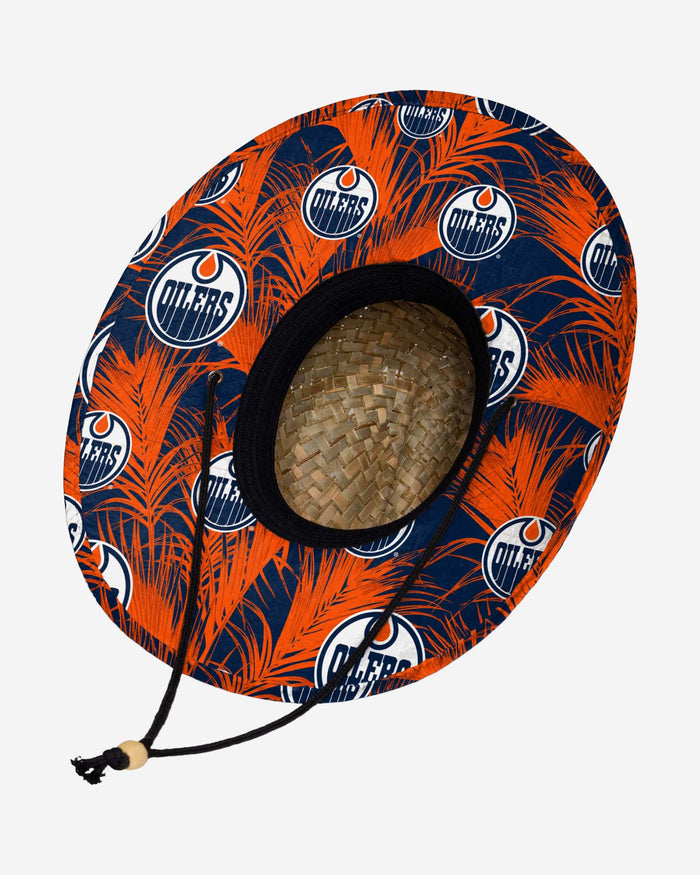 Edmonton Oilers Floral Straw Hat FOCO - FOCO.com