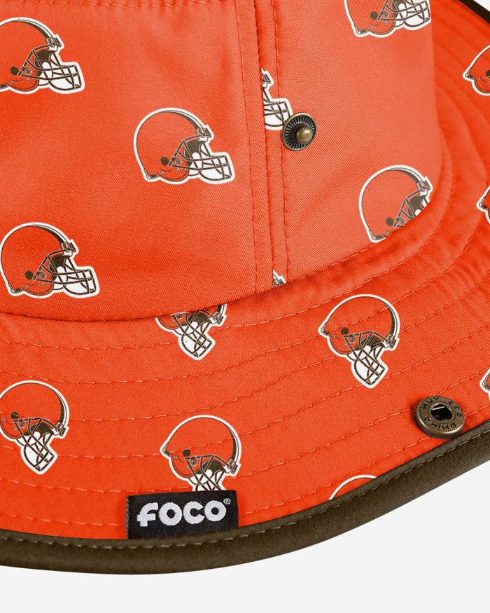 Cleveland Browns Womens Mini Print Hybrid Boonie Hat FOCO - FOCO.com