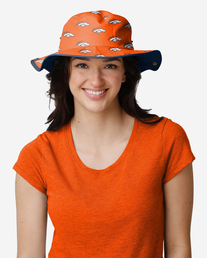 Denver Broncos Womens Mini Print Hybrid Boonie Hat FOCO - FOCO.com