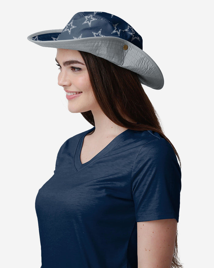 Dallas Cowboys Womens Mini Print Hybrid Boonie Hat FOCO - FOCO.com