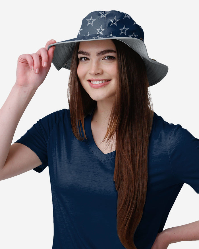 Dallas Cowboys Womens Mini Print Hybrid Boonie Hat FOCO - FOCO.com