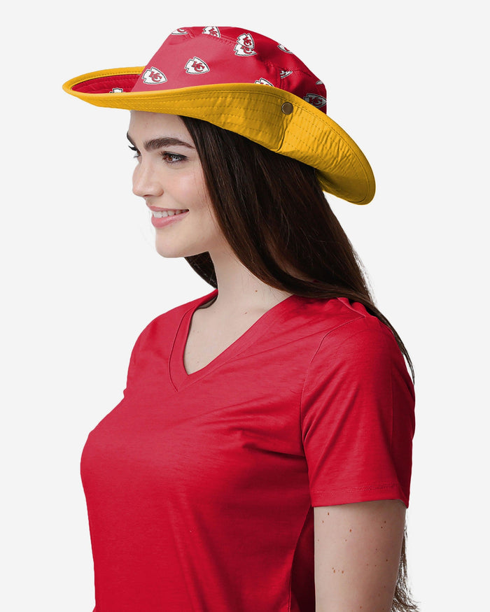 Kansas City Chiefs Womens Mini Print Hybrid Boonie Hat FOCO - FOCO.com