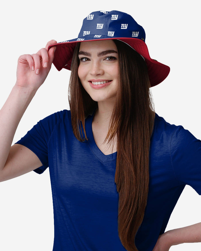 New York Giants Womens Mini Print Hybrid Boonie Hat FOCO - FOCO.com