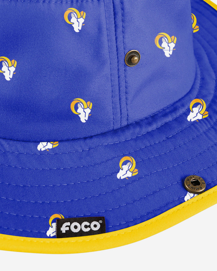 Los Angeles Rams Womens Mini Print Hybrid Boonie Hat FOCO - FOCO.com