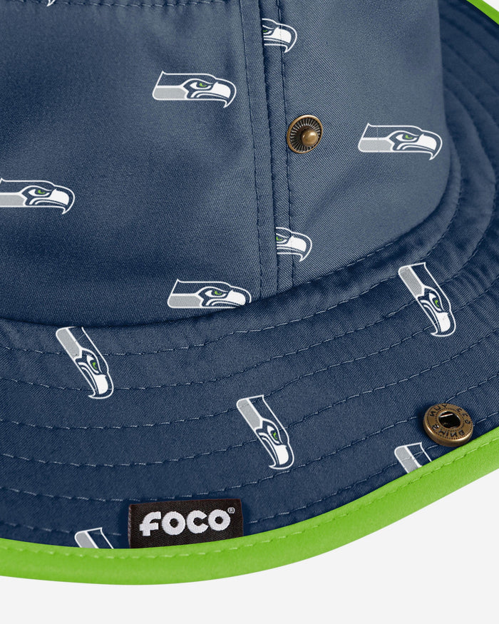 Seattle Seahawks Womens Mini Print Hybrid Boonie Hat FOCO - FOCO.com
