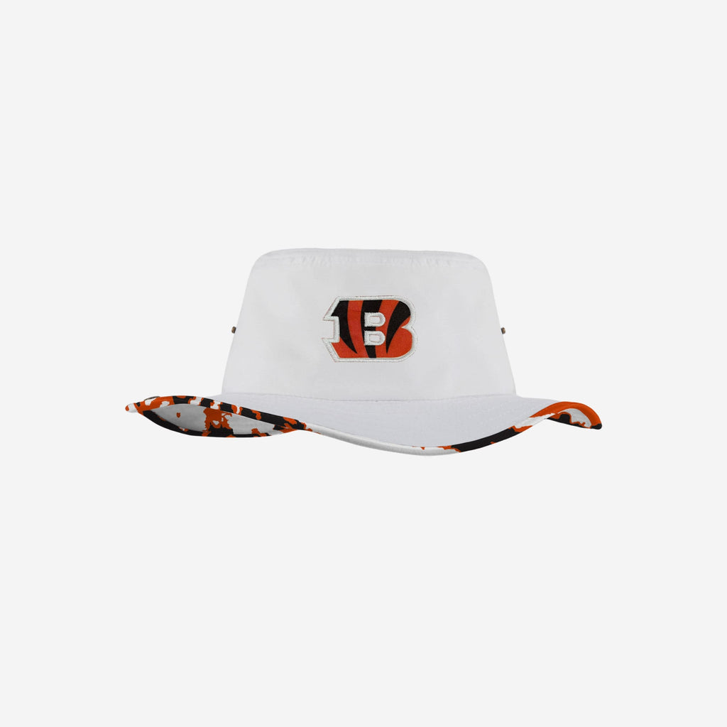 Cincinnati Bengals Womens White Hybrid Boonie Hat FOCO - FOCO.com