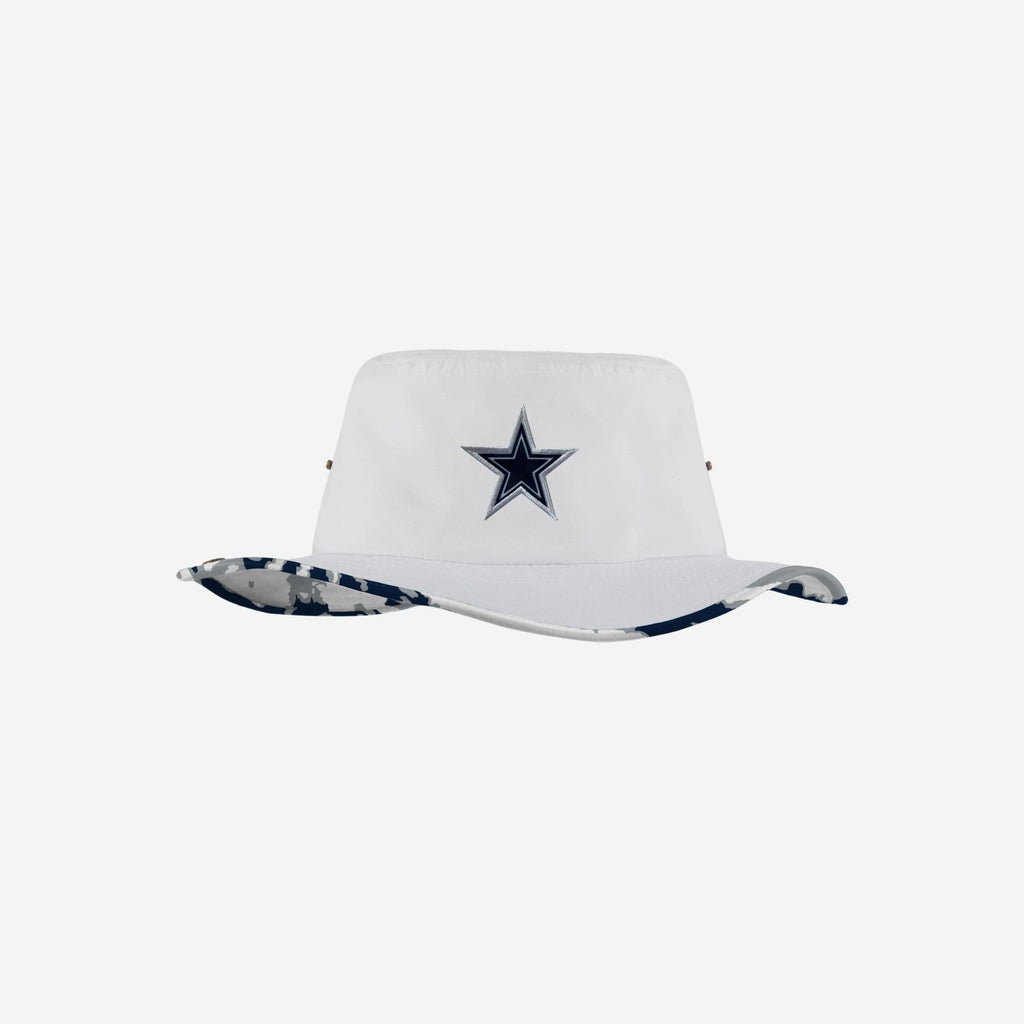 Dallas Cowboys Womens White Hybrid Boonie Hat FOCO - FOCO.com
