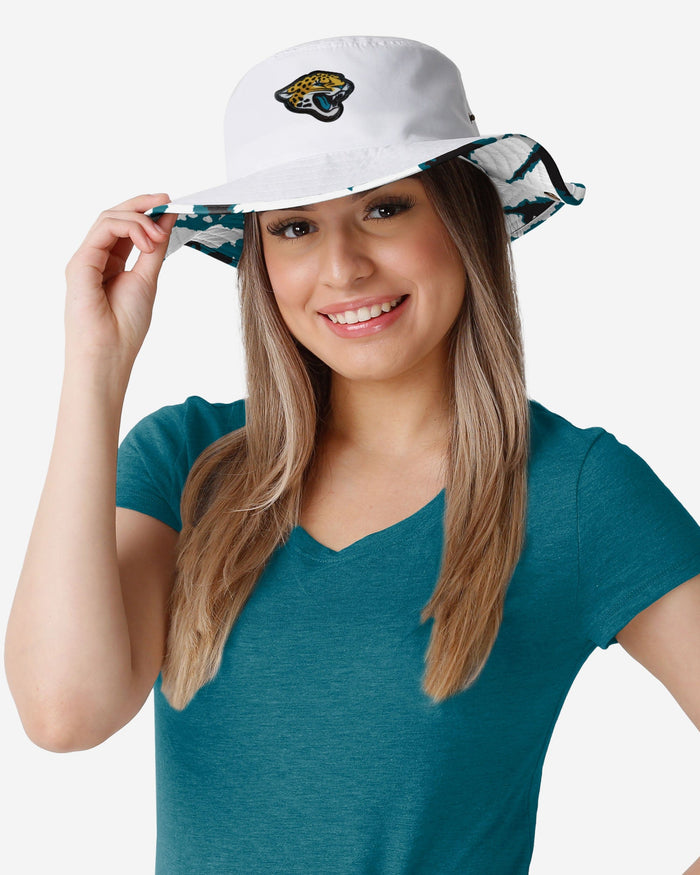 Jacksonville Jaguars Womens White Hybrid Boonie Hat FOCO - FOCO.com