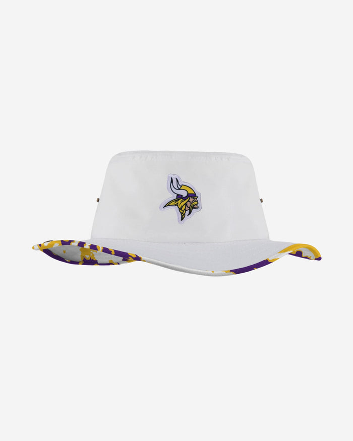Minnesota Vikings Womens White Hybrid Boonie Hat FOCO - FOCO.com