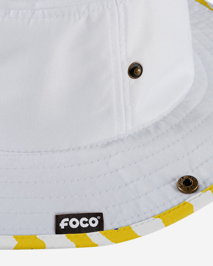 Los Angeles Rams Womens White Hybrid Boonie Hat FOCO - FOCO.com