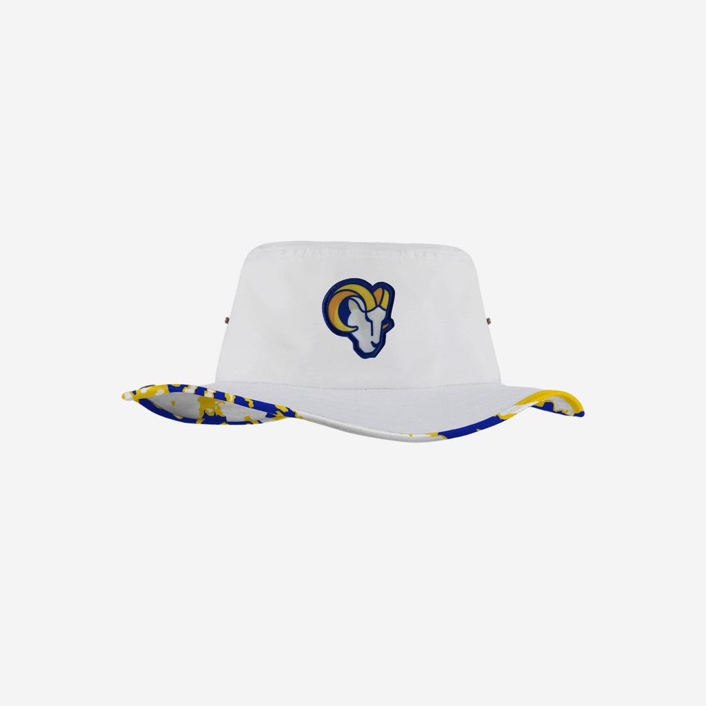 Los Angeles Rams Womens White Hybrid Boonie Hat FOCO - FOCO.com