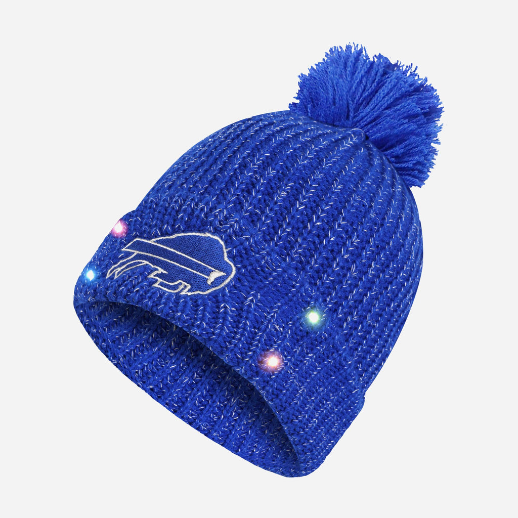 Buffalo Bills Womens Glitter Knit Light Up Beanie FOCO - FOCO.com