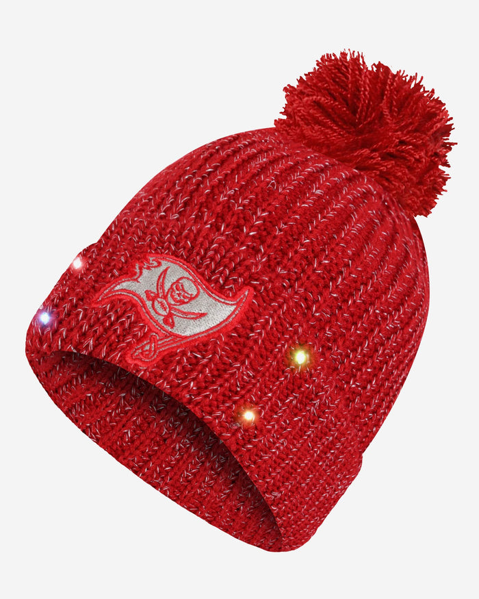 Tampa Bay Buccaneers Womens Glitter Knit Light Up Beanie FOCO - FOCO.com