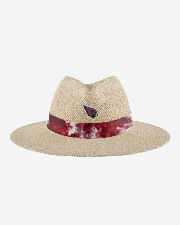 Arizona Cardinals Womens Tie-Dye Ribbon Straw Hat FOCO - FOCO.com