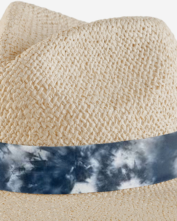 Dallas Cowboys Womens Tie-Dye Ribbon Straw Hat FOCO - FOCO.com