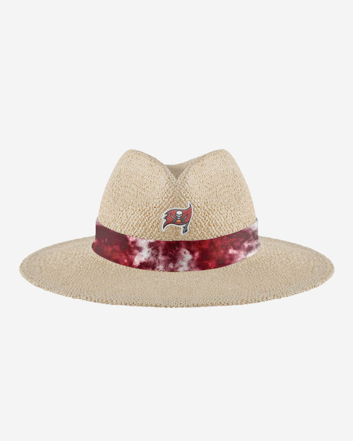 Tampa Bay Buccaneers Womens Tie-Dye Ribbon Straw Hat FOCO - FOCO.com