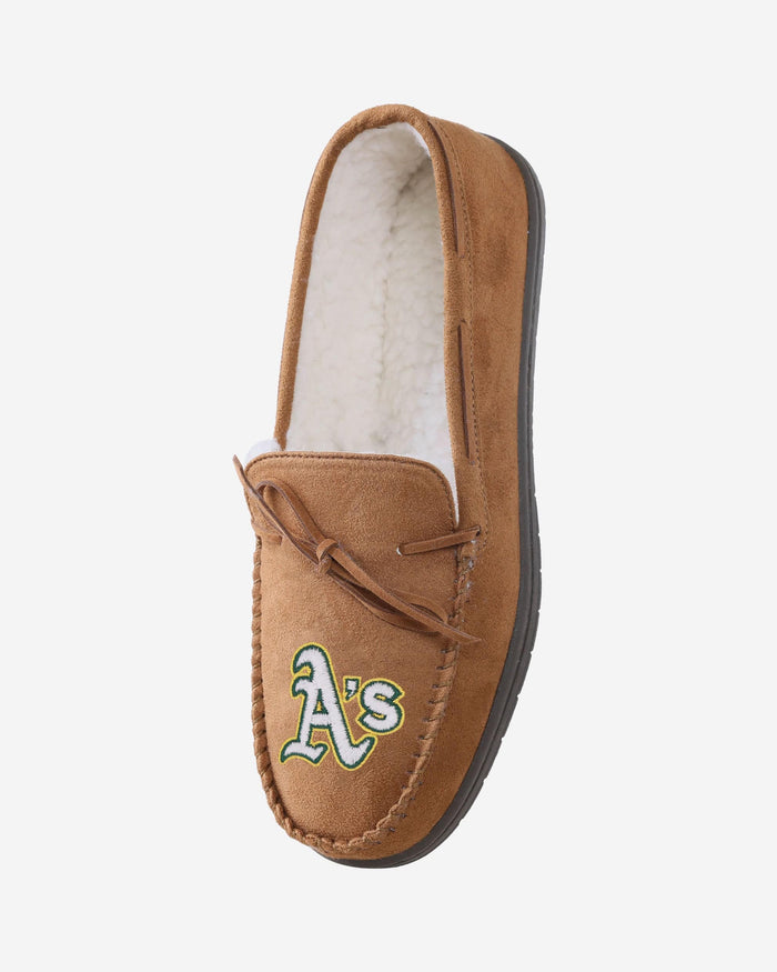 Oakland Athletics Moccasin Slipper FOCO - FOCO.com