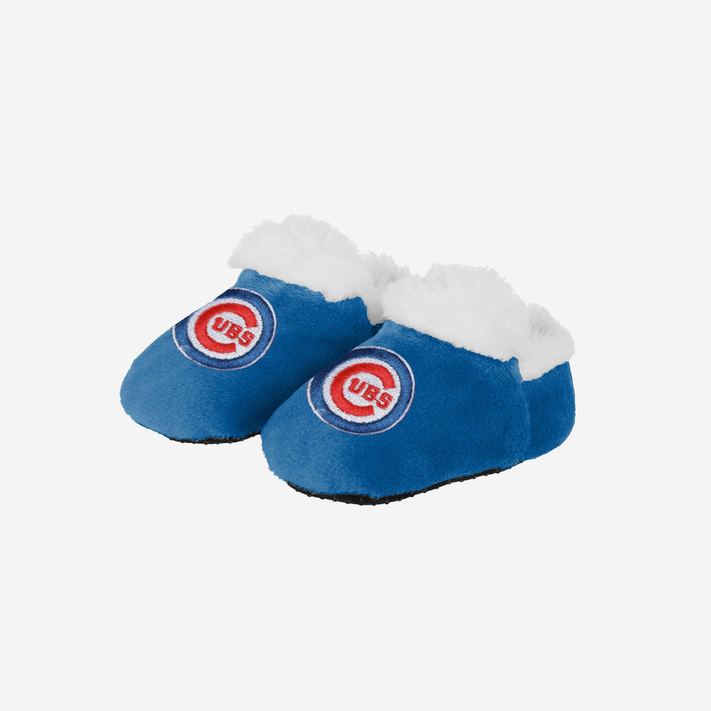 Chicago Cubs Logo Baby Bootie Slipper FOCO 0-3 mo - FOCO.com