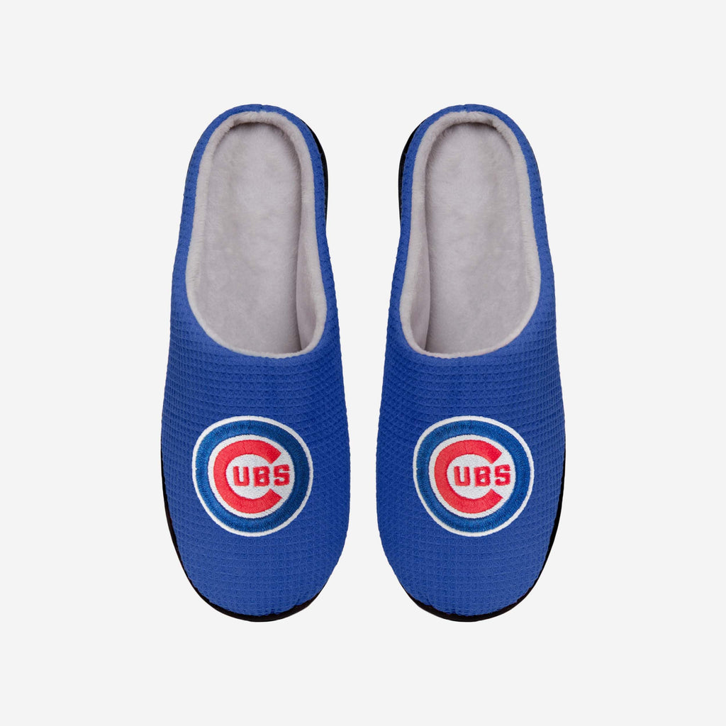 Chicago Cubs Memory Foam Slide Slipper FOCO S - FOCO.com