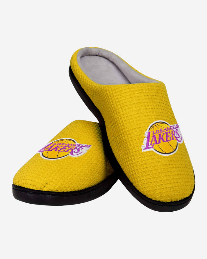 Los Angeles Lakers Memory Foam Slide Slipper FOCO - FOCO.com