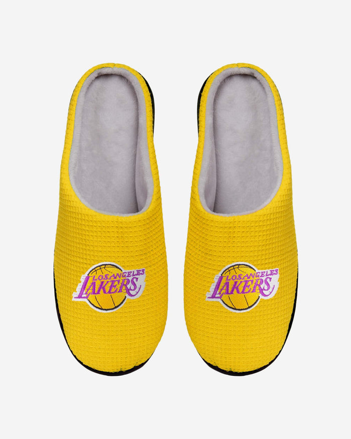 Los Angeles Lakers Memory Foam Slide Slipper FOCO S - FOCO.com