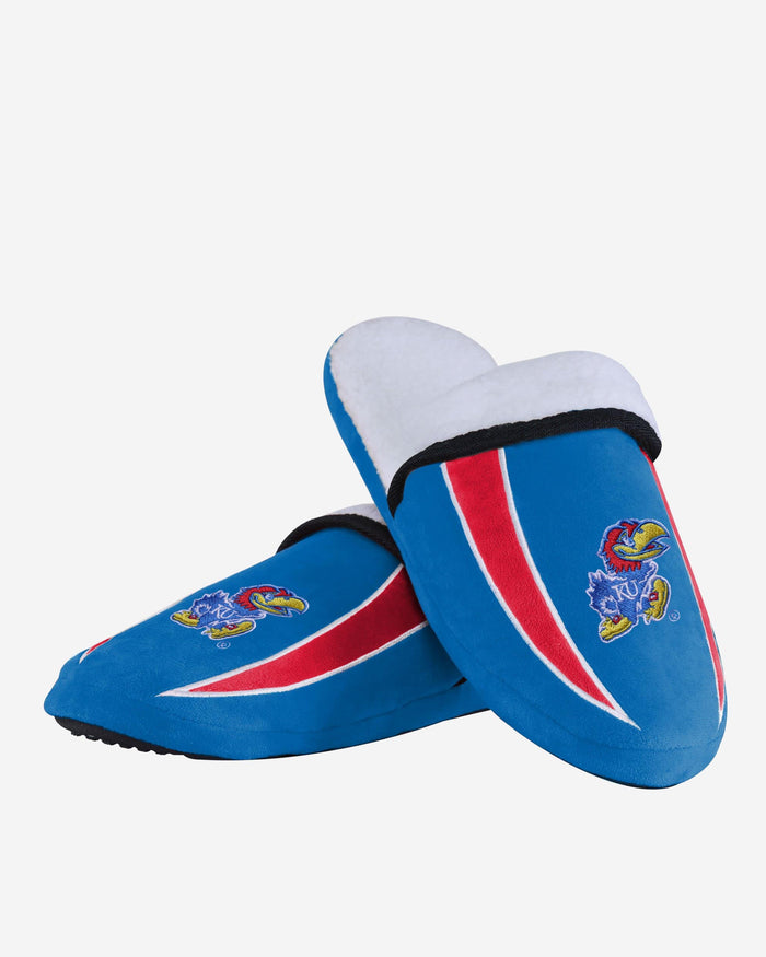 Kansas Jayhawks Sherpa Slide Slipper FOCO - FOCO.com