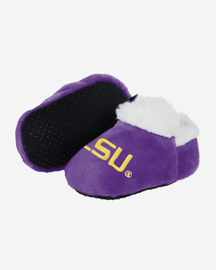 LSU Tigers Logo Baby Bootie Slipper FOCO - FOCO.com