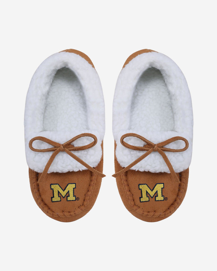 Michigan Wolverines Youth Moccasin Slipper FOCO S - FOCO.com