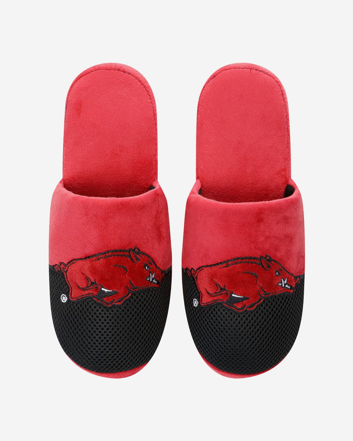 Arkansas Razorbacks Team Logo Staycation Slipper FOCO - FOCO.com