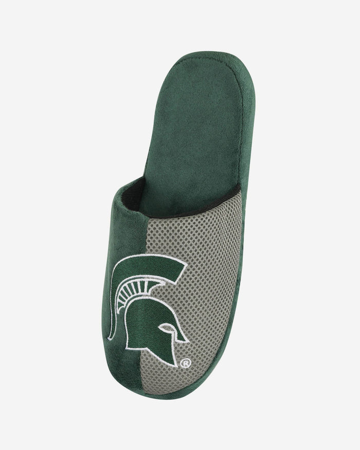 Michigan State Team Logo Staycation Slipper FOCO - FOCO.com