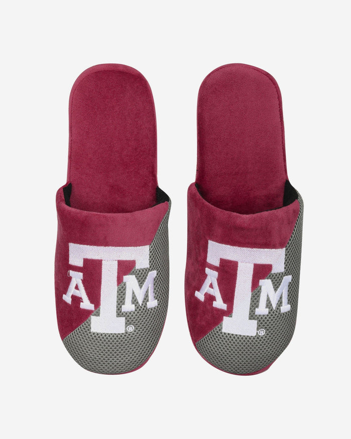 Texas A&M Team Logo Staycation Slipper FOCO - FOCO.com