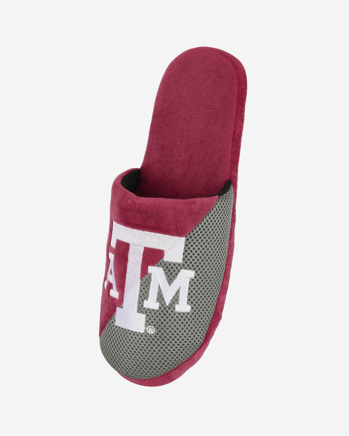 Texas A&M Team Logo Staycation Slipper FOCO - FOCO.com