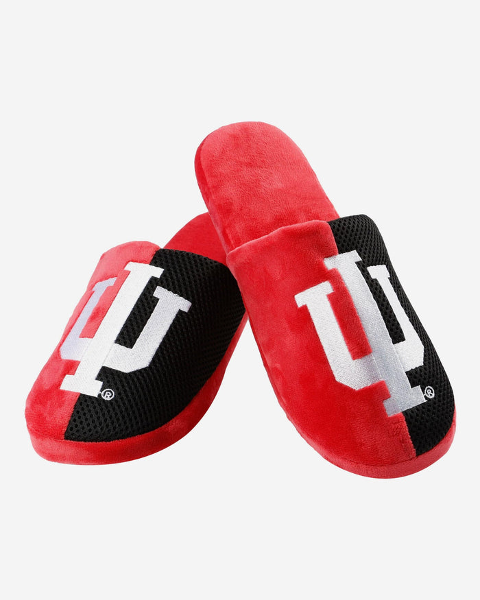 Indiana Hoosiers Team Logo Staycation Slipper FOCO - FOCO.com