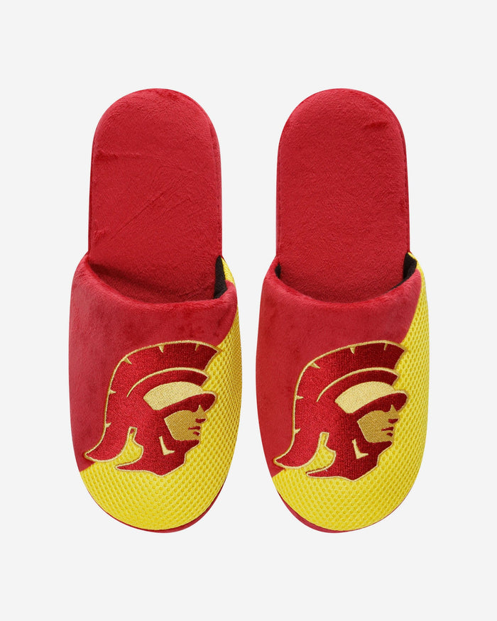 USC Trojans Team Logo Staycation Slipper FOCO - FOCO.com