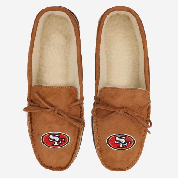 San Francisco 49ers Moccasin Slipper FOCO - FOCO.com