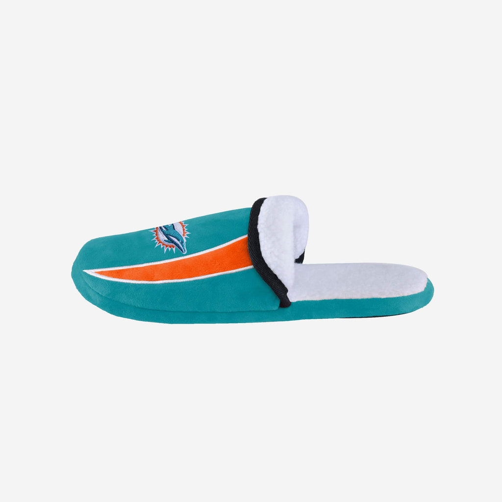 Miami Dolphins Sherpa Slide Slipper FOCO - FOCO.com