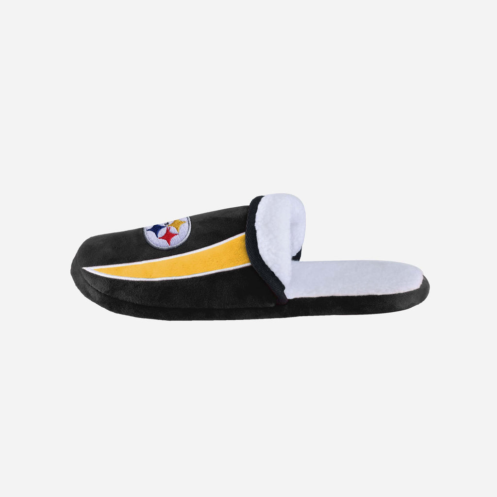 Pittsburgh Steelers Sherpa Slide Slipper FOCO - FOCO.com